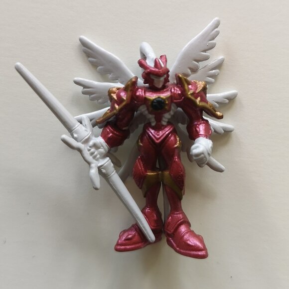 RARE 2001 Digimon Gallantmon Crimson Mode Mini Figurine Bandai - Picture 1 of 2